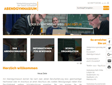 Tablet Screenshot of agduesseldorf.de